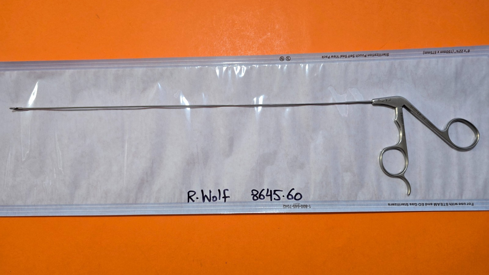 R.Wolf 8645.60 Semi Rigid Laparoscopic Biopsy Forceps 7Fr Straight
