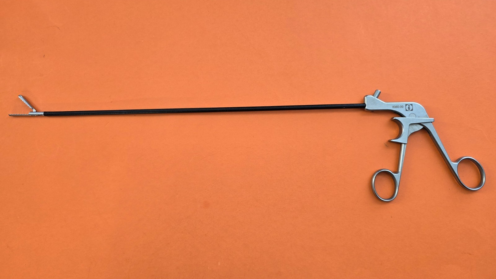Aesculap 8360-00 Atraumatic Grasping Forceps 5mm x 36cm Single Action