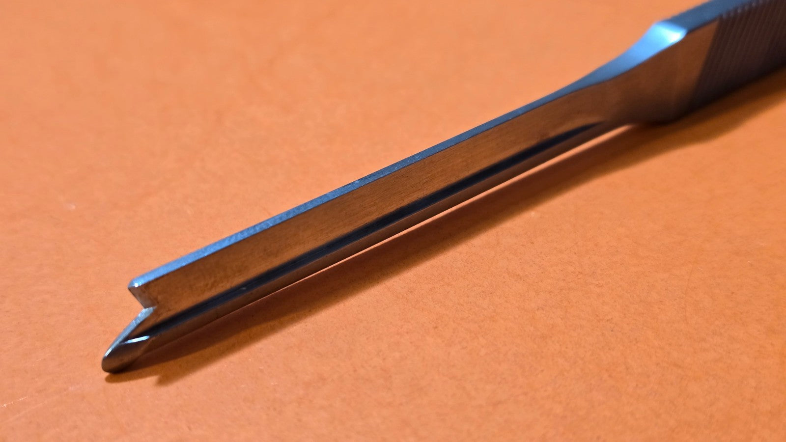 SPARTA 8-01 Surgical SILVER Osteotome 7" Single Guard Straight