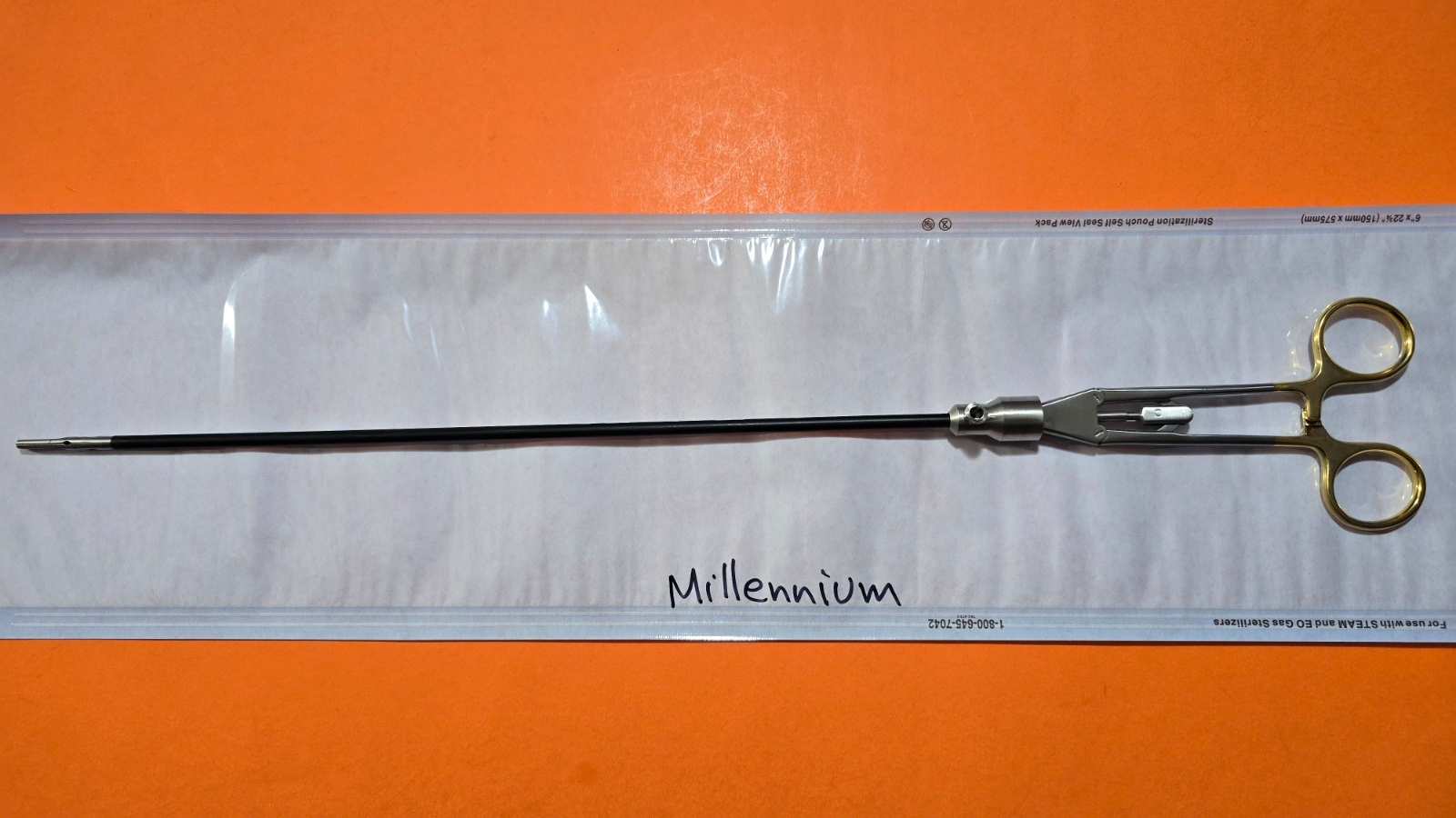 MILLENNIUM Laparoscopic Grasping Forceps 5mmx 33cm Fenestrated Jaws.