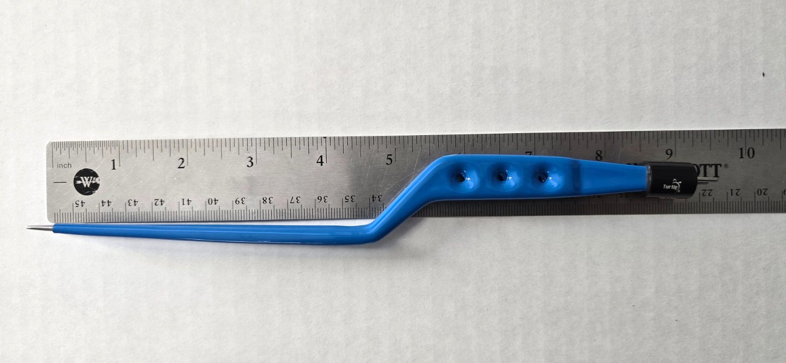 Turtle Surgical Yasargil Bayonet Bipolar Forceps 9" Blue Coated & Bipolar Cord