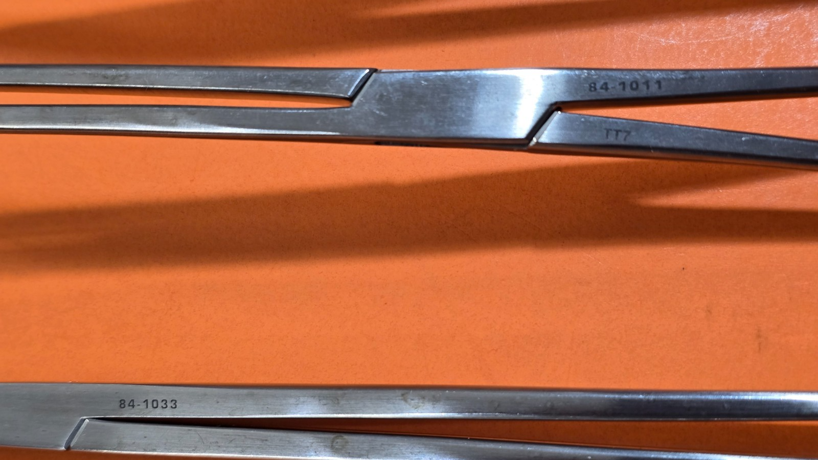 Pilling 84-1033 Surgical Kaiser Ring Sponge Forceps 12" Set of 4