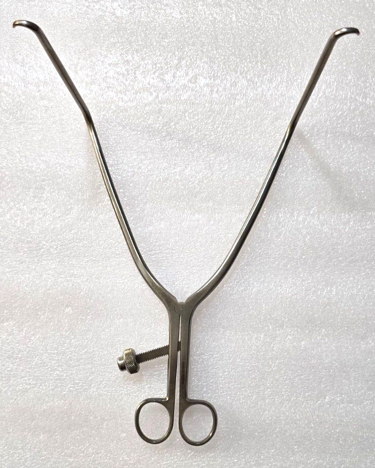 V.Mueller Surgical Zelpi Retractor 5" x 90* Right Angle 11" with ratchet.