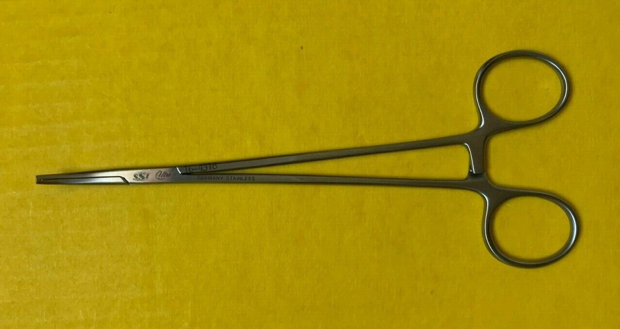 SSI Adson Forcep, 1 x 2 Teeth, Curved, 1/8" REF: 16-4318