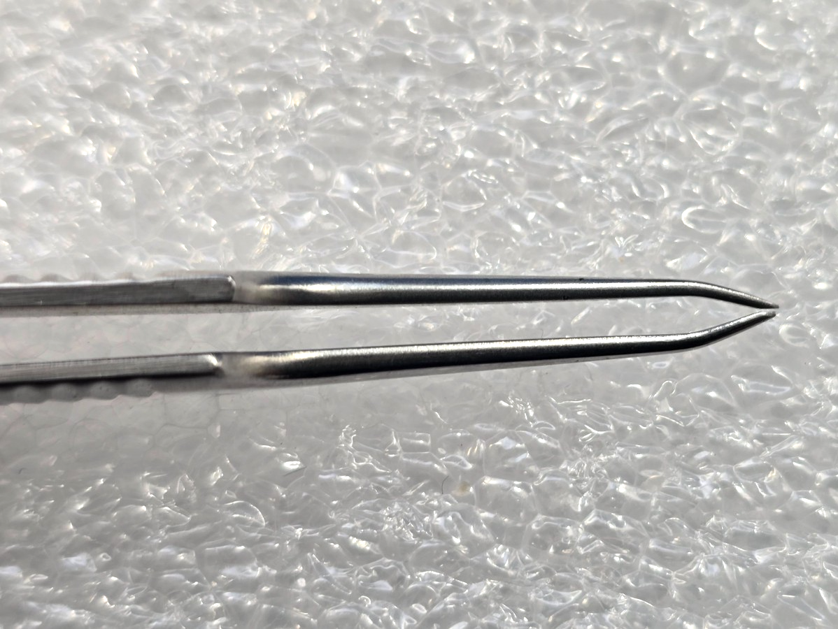 Turtle Surgical McPherson Bipolar Forceps 3" Angle Tip with Bipolar Cord