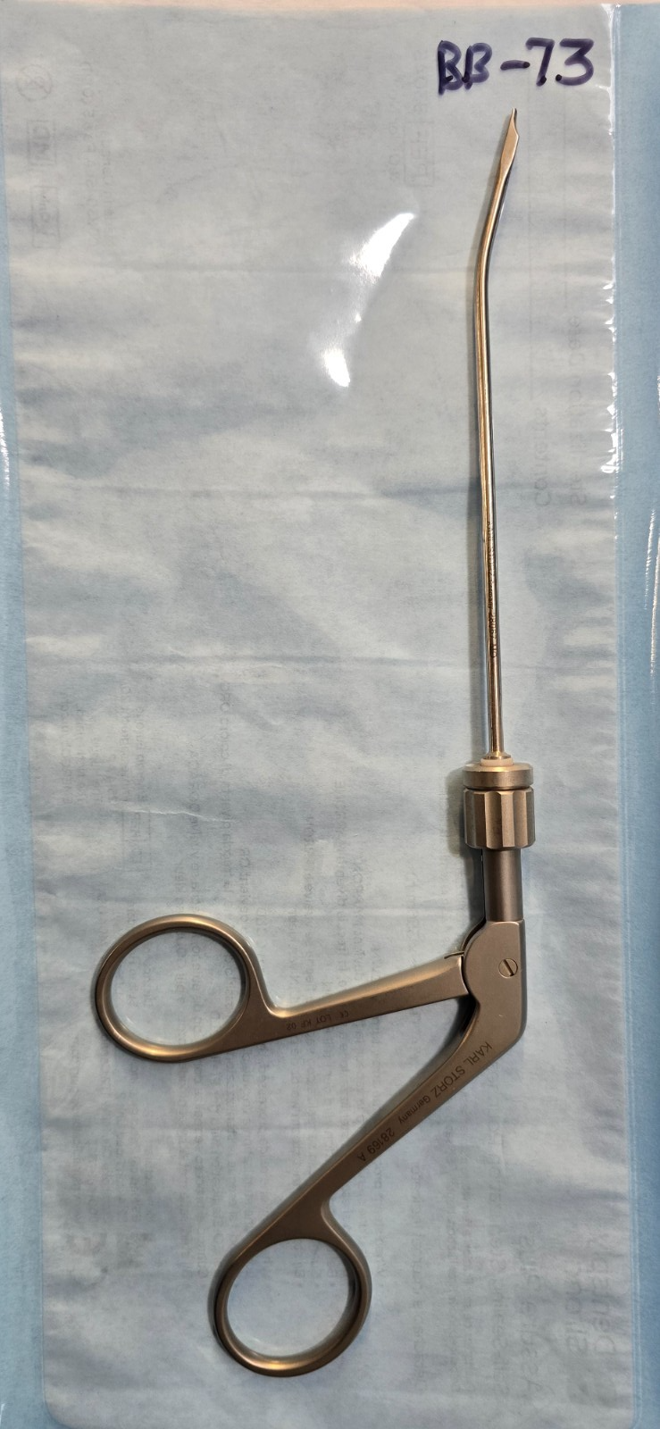 Karl Storz Arthroscopy Punch Up Angle shaft with 28169 A Handle