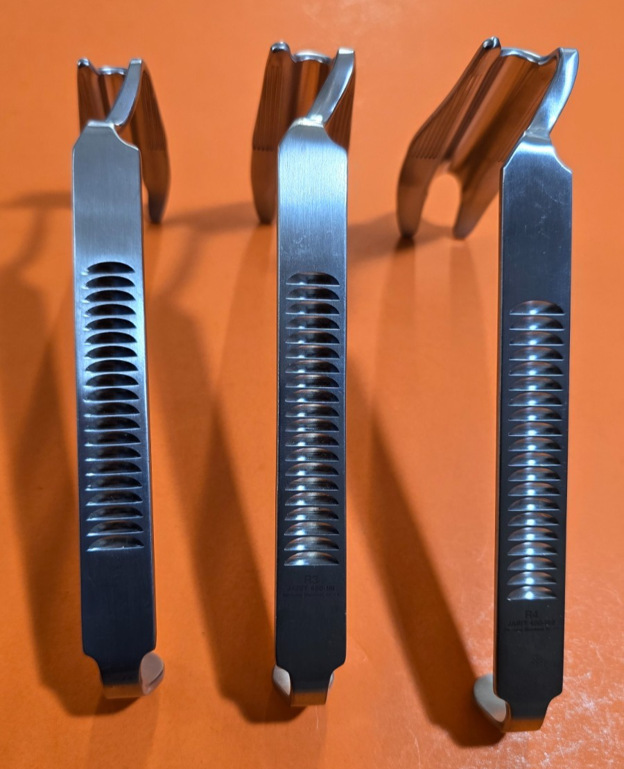 Jarit 456-160,161,162 Ring Retractor Blades Set for Davis, McIvor Mouth Gag
