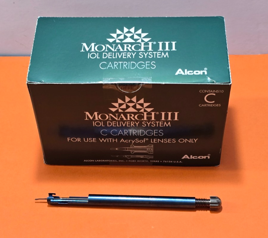 Alcon Monarch III IOL Delivery System with Cartridges FREE Box.
