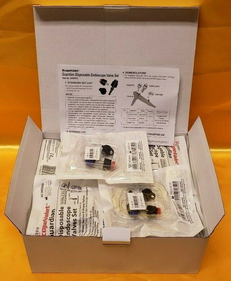 Olympus 140/160/180/190/240/260 Series Endoscopes Valves Set 345SVV0 Box of 25