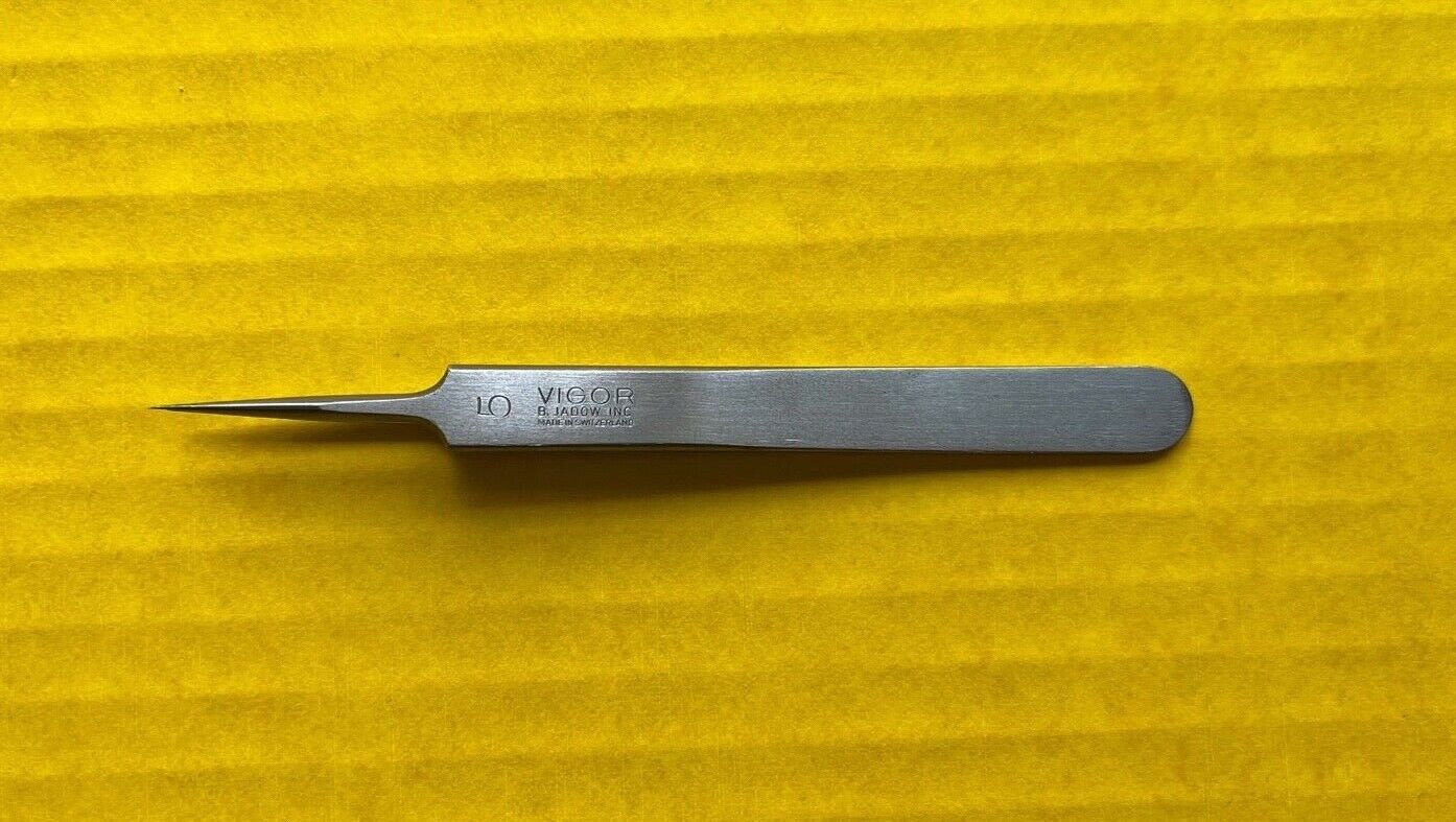Vigor Swiss Watch Making Tweezer, #5, 4.25" REF: TW-805