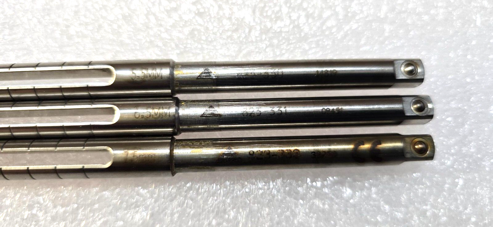 Medtronic Sofamor Danek Orthopedic Tap 5.5mm, 6.5mm, 7.5mm Set of 3