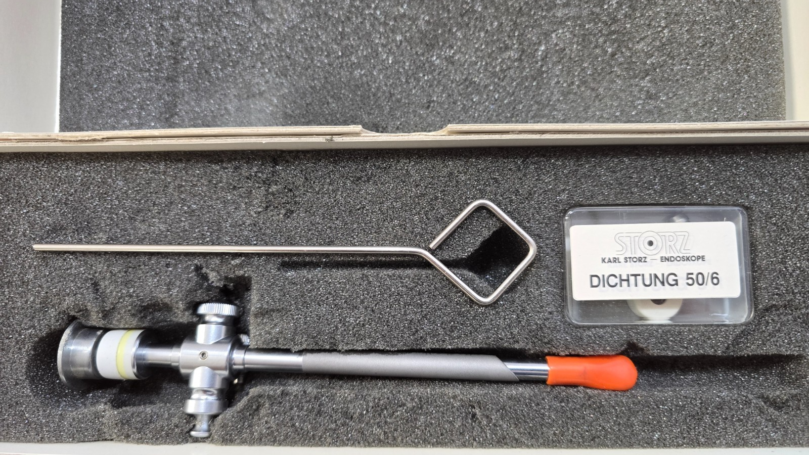 Karl Storz Trocar Cannula Sharp Tip Trumpet Valve 7mm x 8.5cm