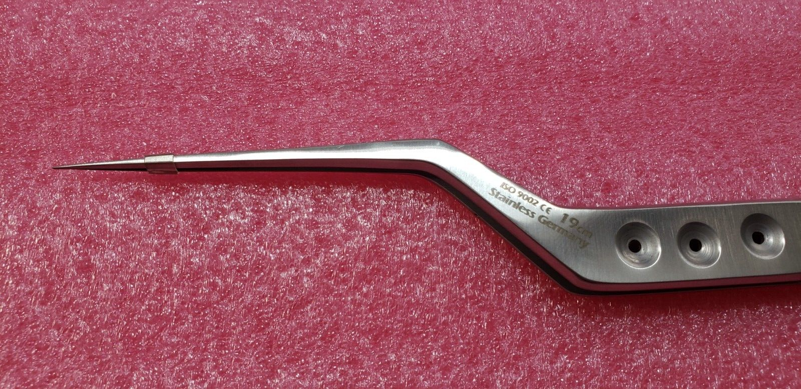 Garana 2010-19 Surgical Neuro Yasargil Micro Tweezer Bayonet Forceps 7.5" Plain