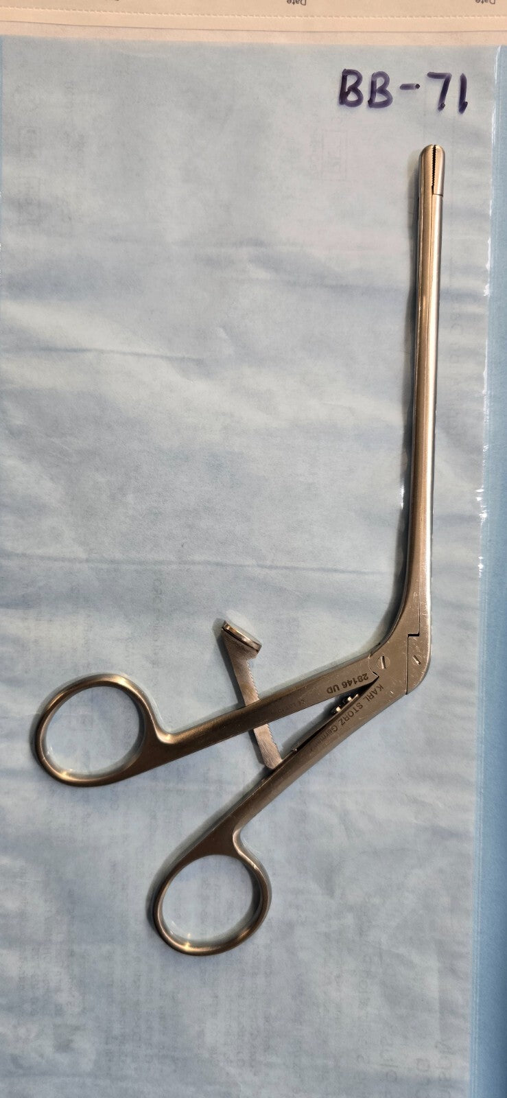 Karl Storz Surgical Meniscus Grasping Forceps with Ratchet 6"