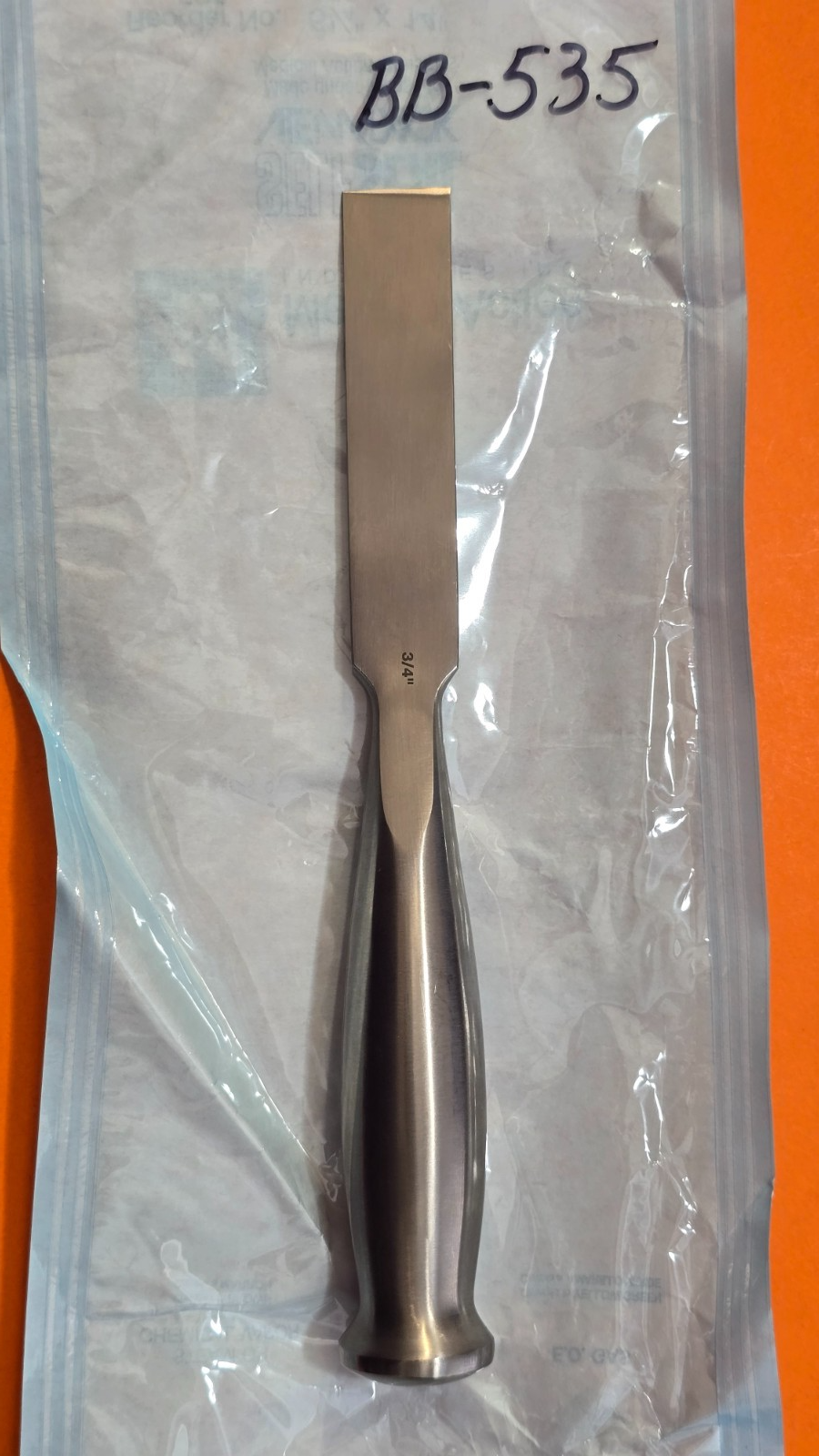 Turtle Surgical Orthopedic Smith-Peterson Osteotome 3/4" Straight 8"