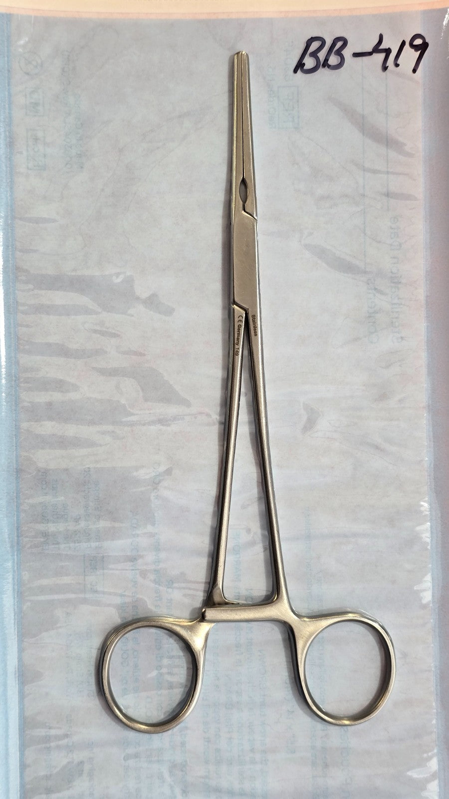 Symmetry 37-1160 Surgical Debakey Ductus Clamp 7 3/4" Straight jaws