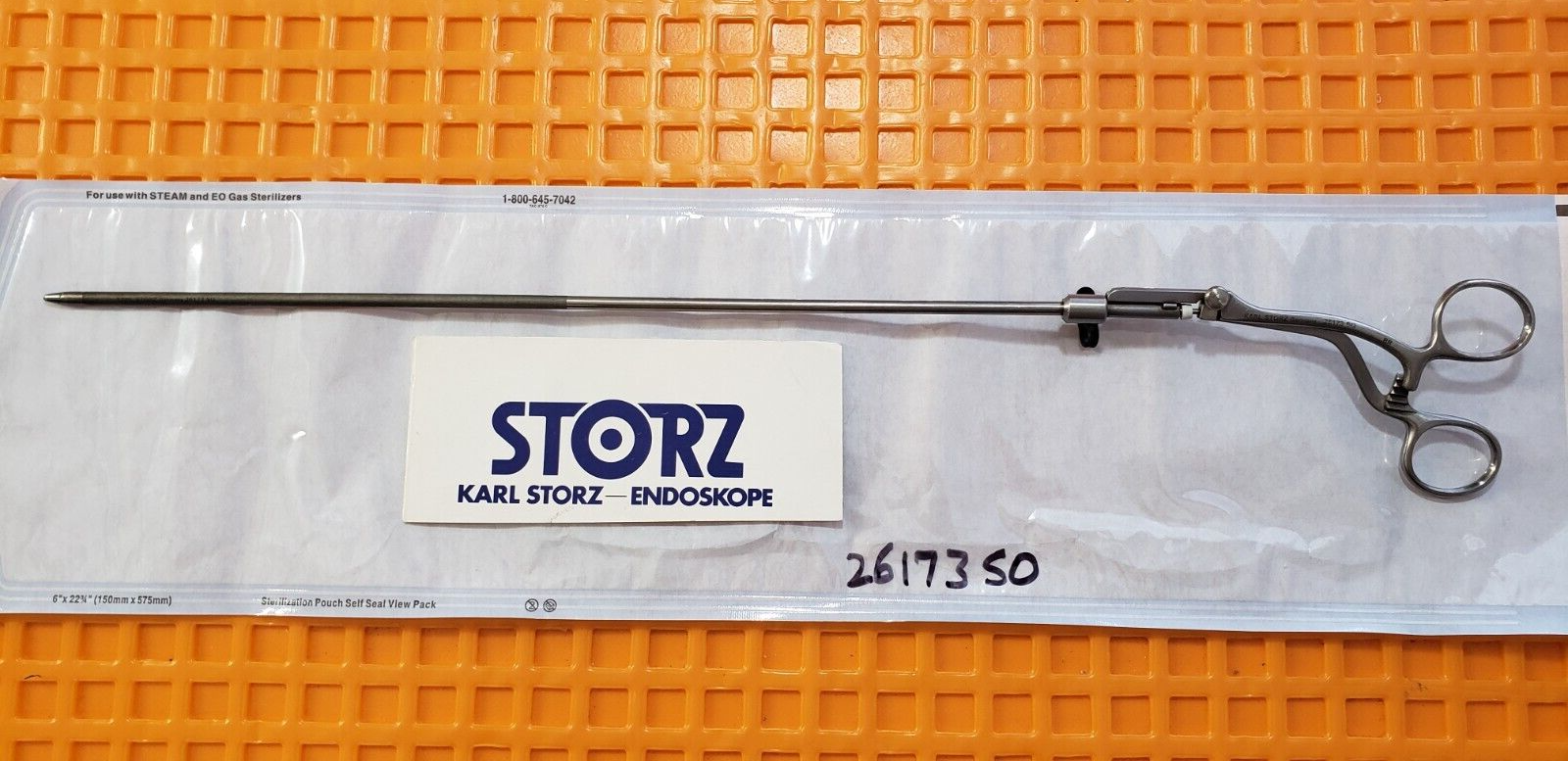 Karl Storz 26173SQ Micro Needle Driver 5mm x 33cm Axial Handle W-Ratchet