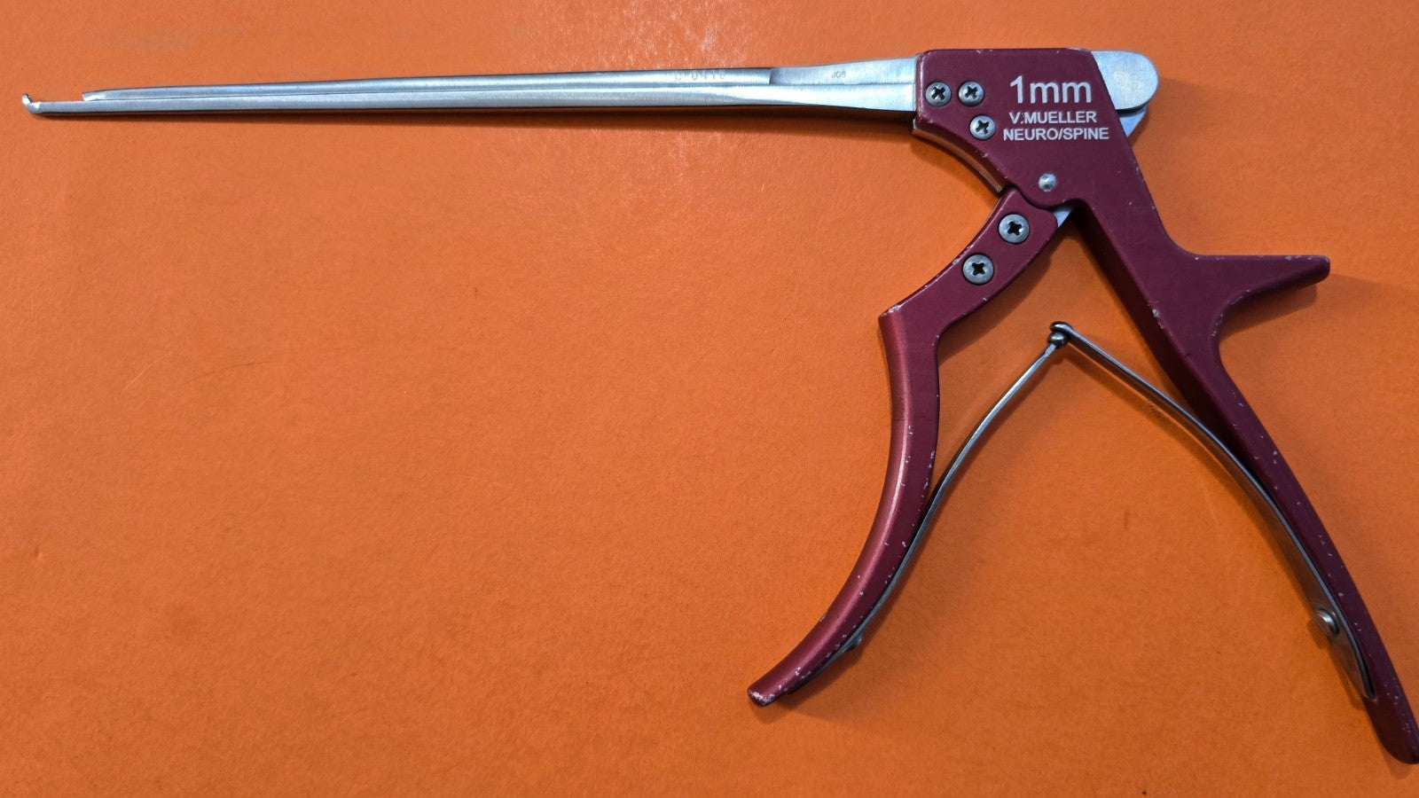 V.Mueller Chroma Line Kerrison Rongeurs 40 Deg 1mm 8" Shaft Neuro Spine