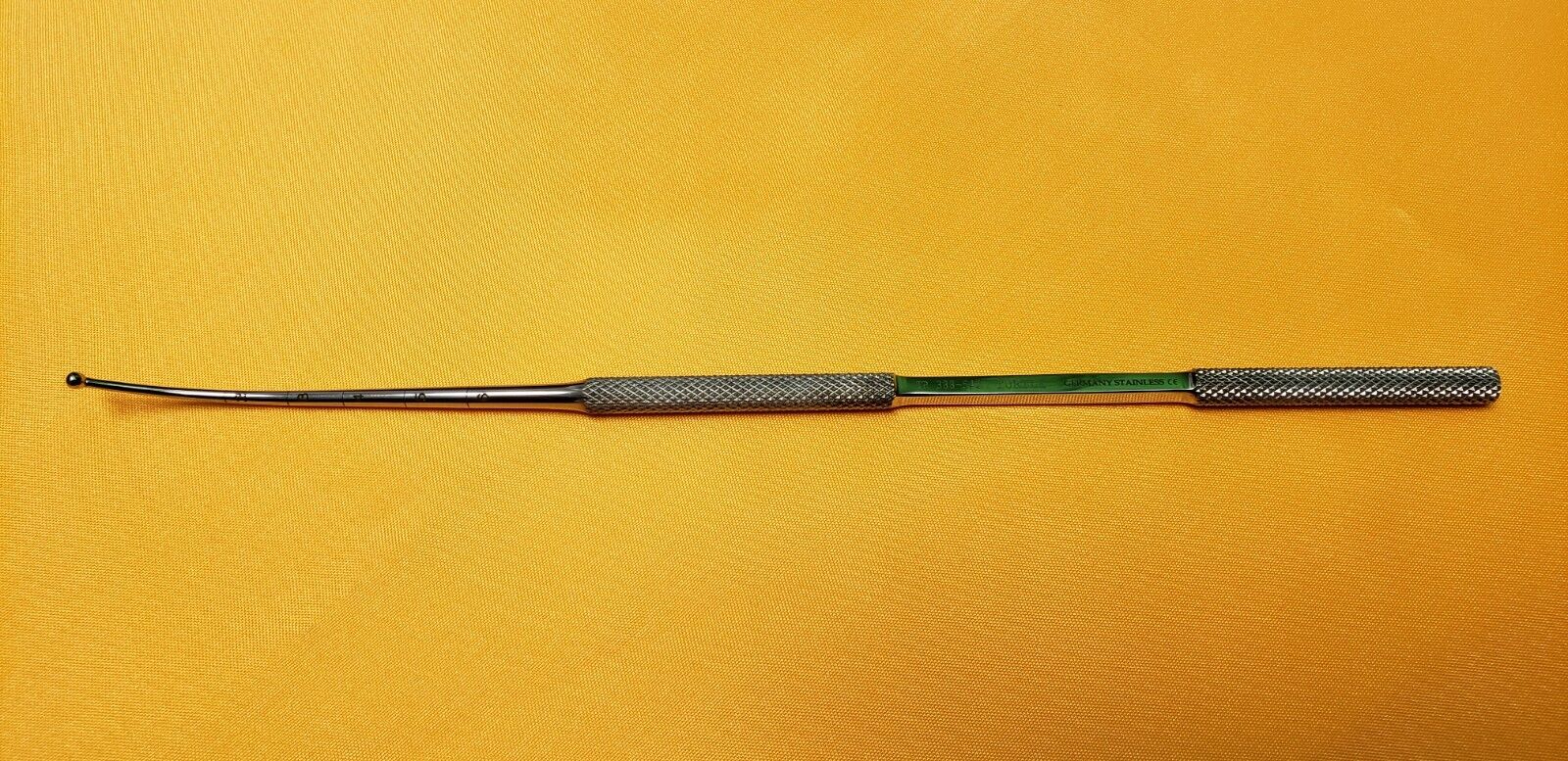 Turtle 388.542 Neuro & Spine Feeler for screw channel Curved 2.3mm tip x 230mm