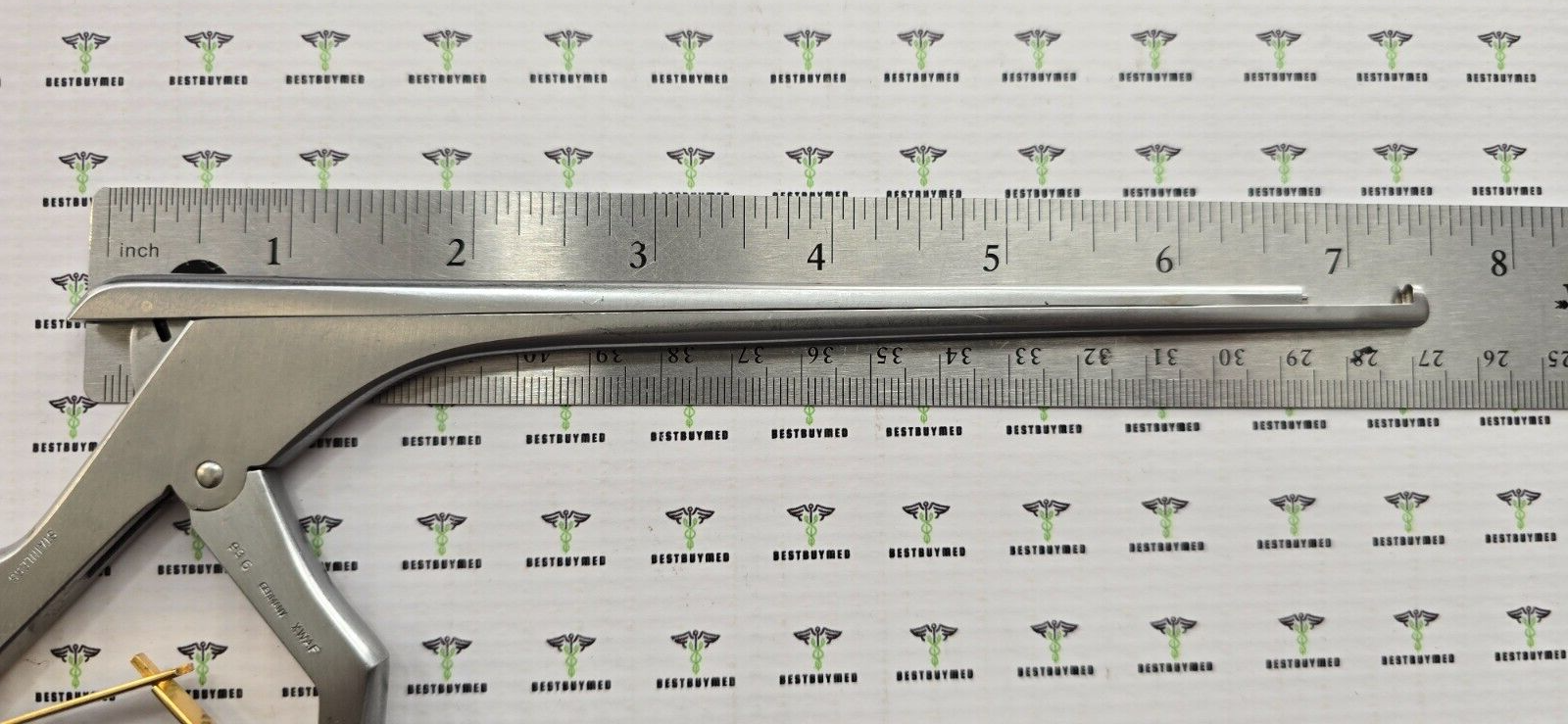 V.Mueller 4270-073 Spine Kerrison Hardy Sella Rongeurs 7" shaft 2mm 90* up Bite