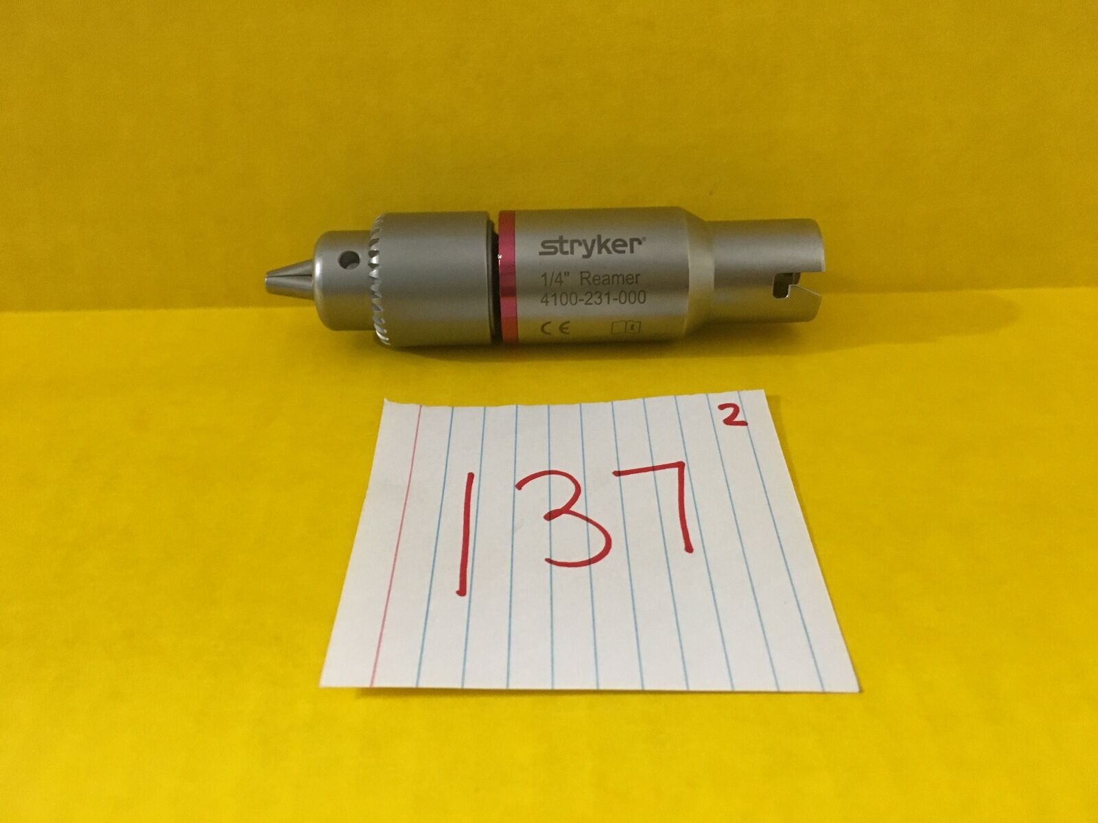 Stryker Surgical 1/4" Reamer REF: 4100-231-000