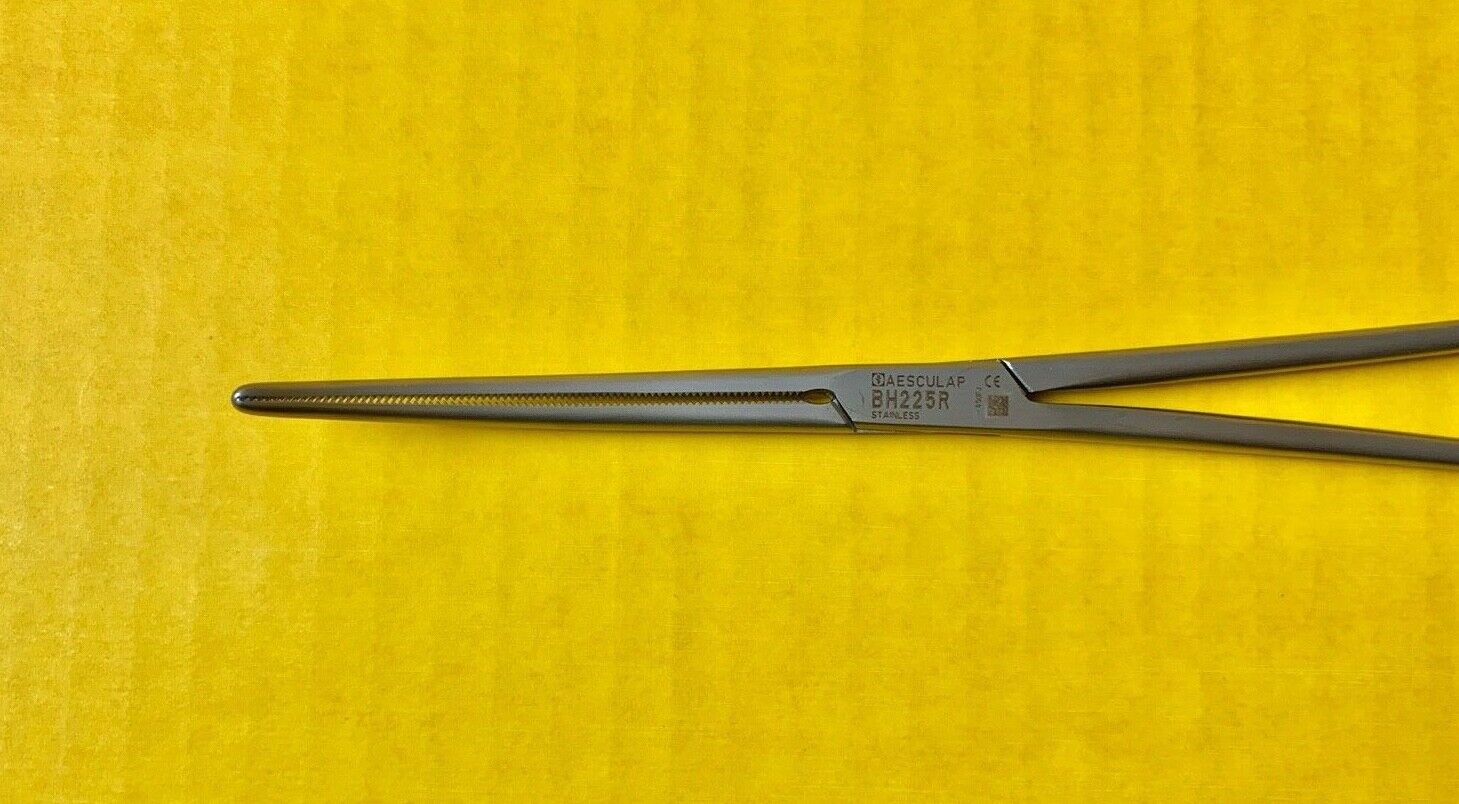 B-Braun Aesculap Crafoord Delicate Forceps, Curved, 9.5" REF: BH225R
