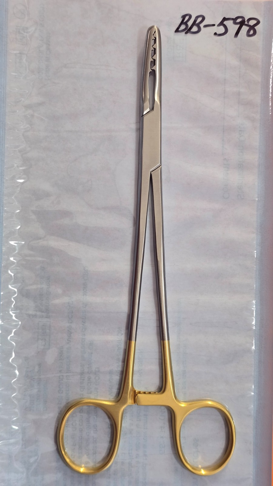 Turtle Surgical Martin Cartilage Holding Forceps 8" Curved Jaw w- Ratchet
