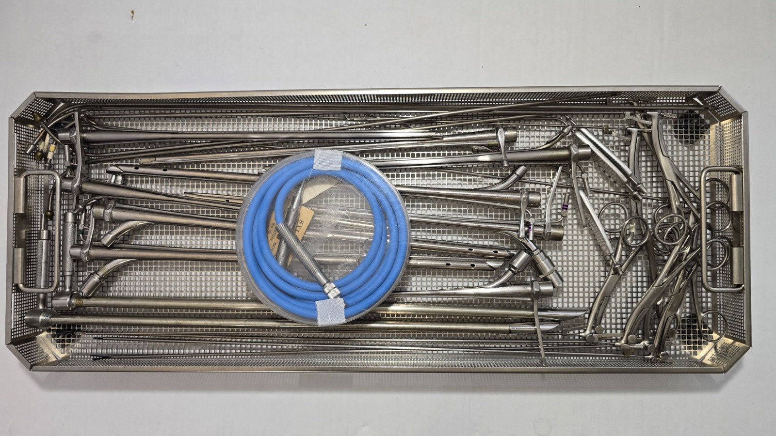 Pilling Surgical Ent Laryngeal Instruments Set W- Fiber Optic Cable