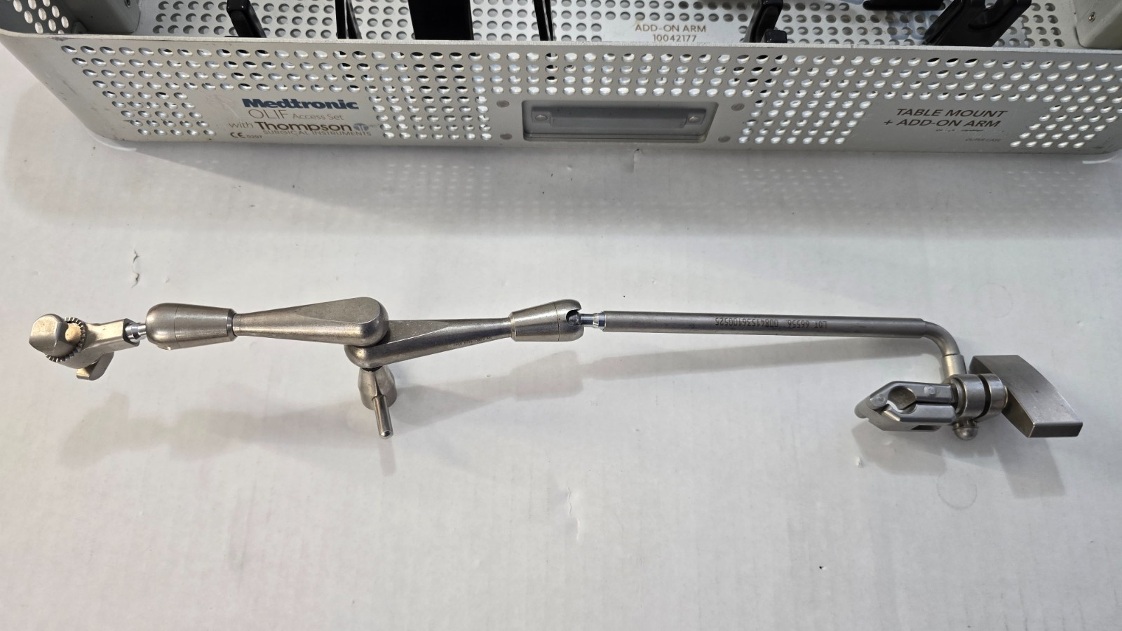 Medtronic OLIF Thompson Elite Rail Clamp Retractor Set with Case.
