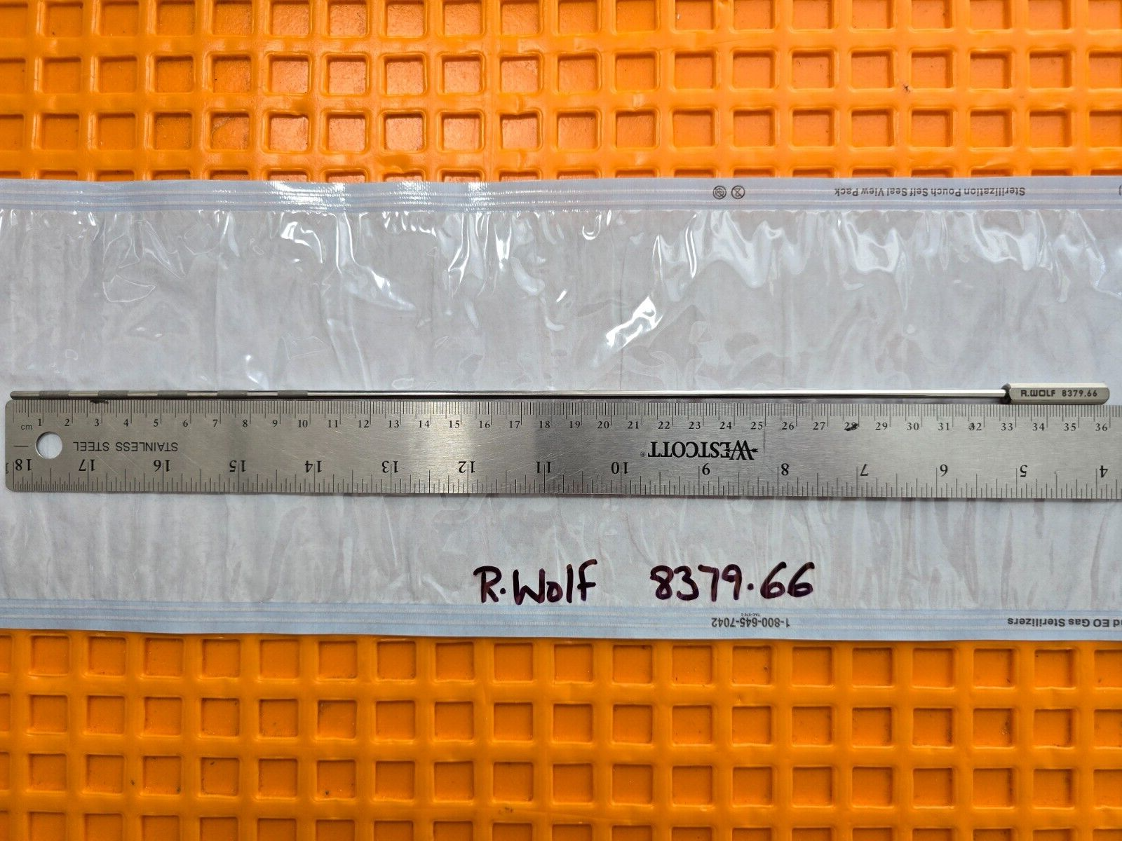R.Wolf 8379.66 Palpation Probe 3mm x 33cm Graduated Tip