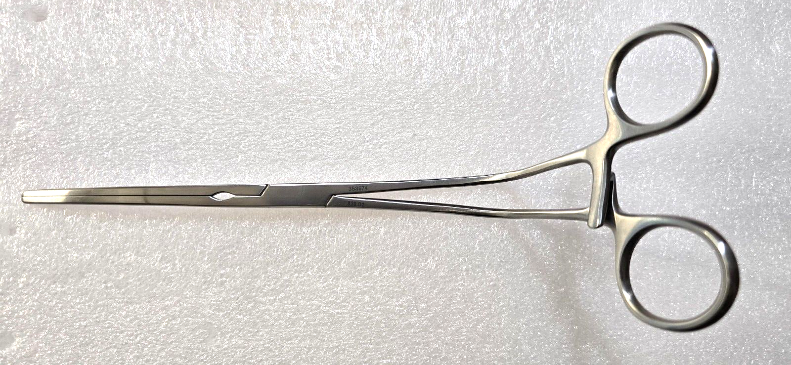 Pilling 35-3674 Surgical Stoney Aorta Clamp 9" Angled Shaft Debakey Jaws