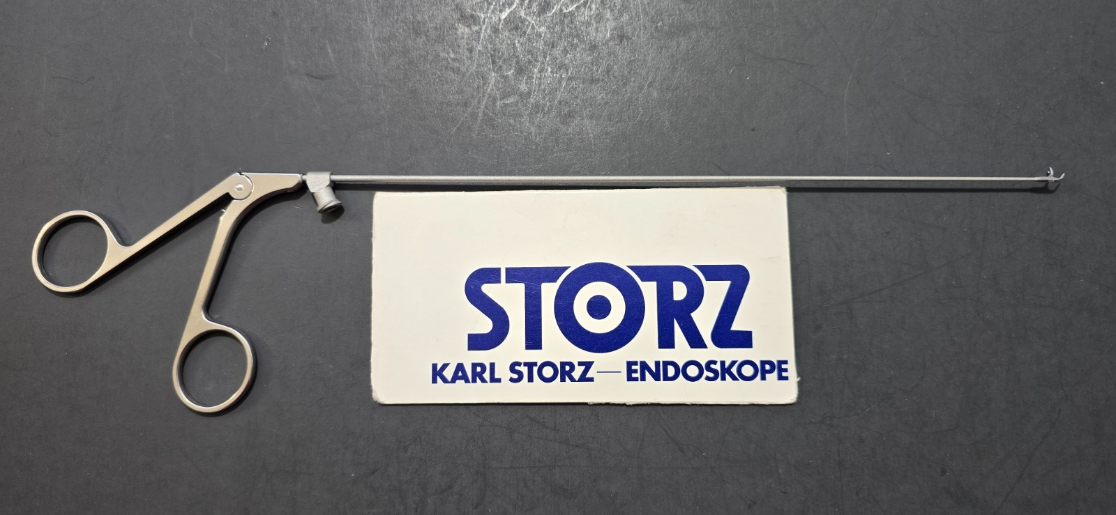 Karl Storz Surgical Laryngeal Grasping Forceps Curved 23cm
