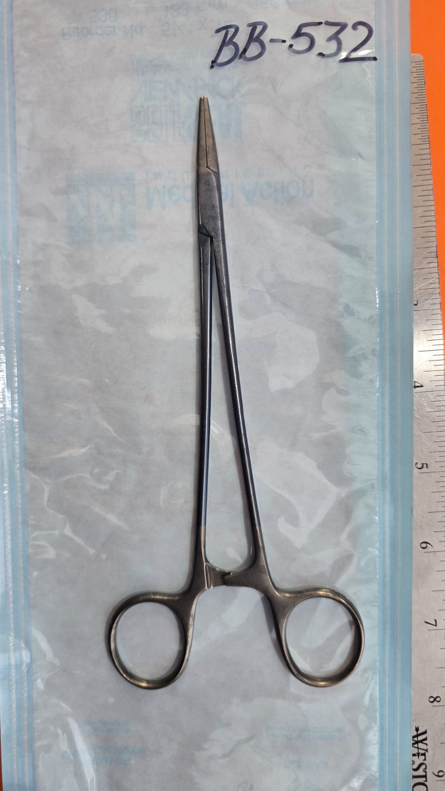SCANLAN 3003-422 Surgical Titanium Needle Holder, Straight 7.25"