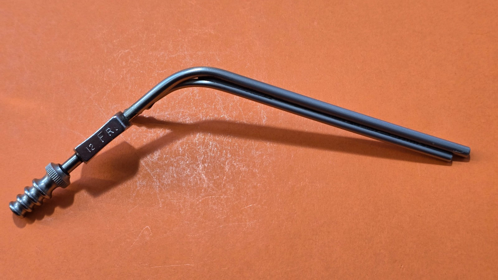 V. Mueller Surgical Frazier Suction Tube 12Fr Angled