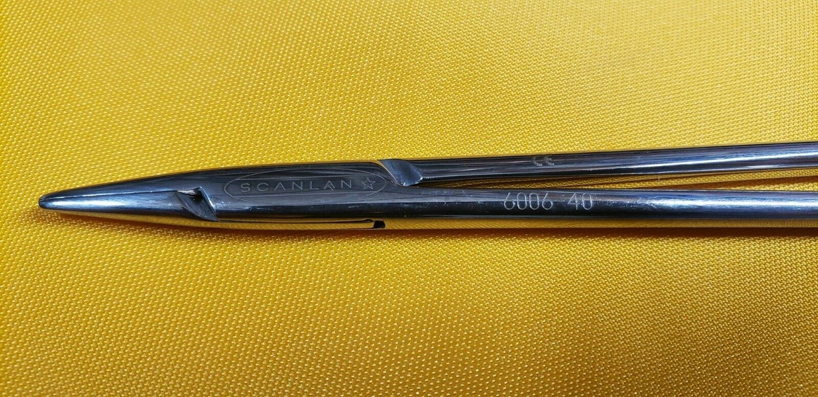 SCANLAN 6006-40 Surgical Diamond Dust Micro Needle Holder, Straight 10"