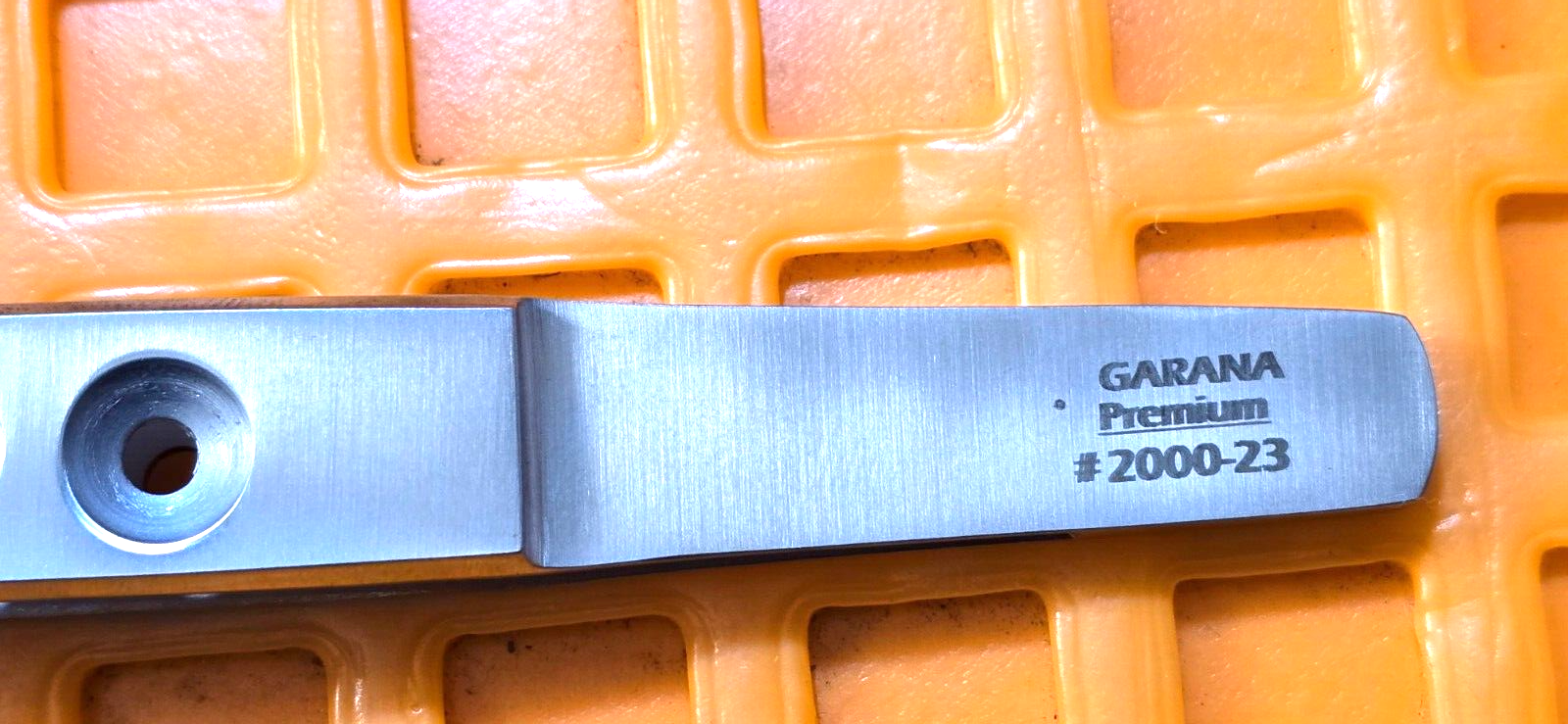 Garana Surgical Yasargil Micro Tweezer Bayonet Forceps 9" Plain Tips