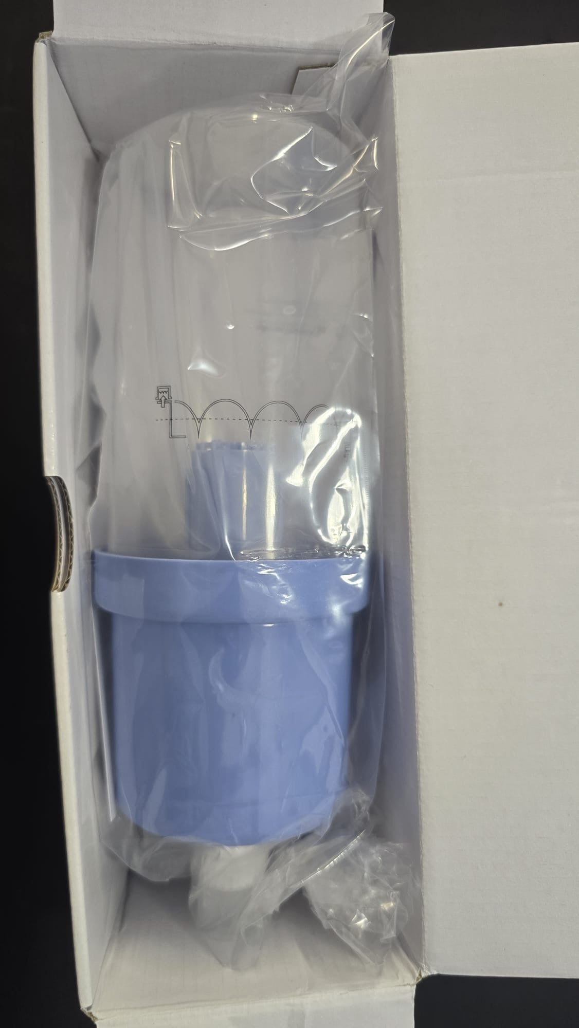 Bubble PAP Valve with 12.5 cm H2O Pressure Relief Manifold REF: 1002