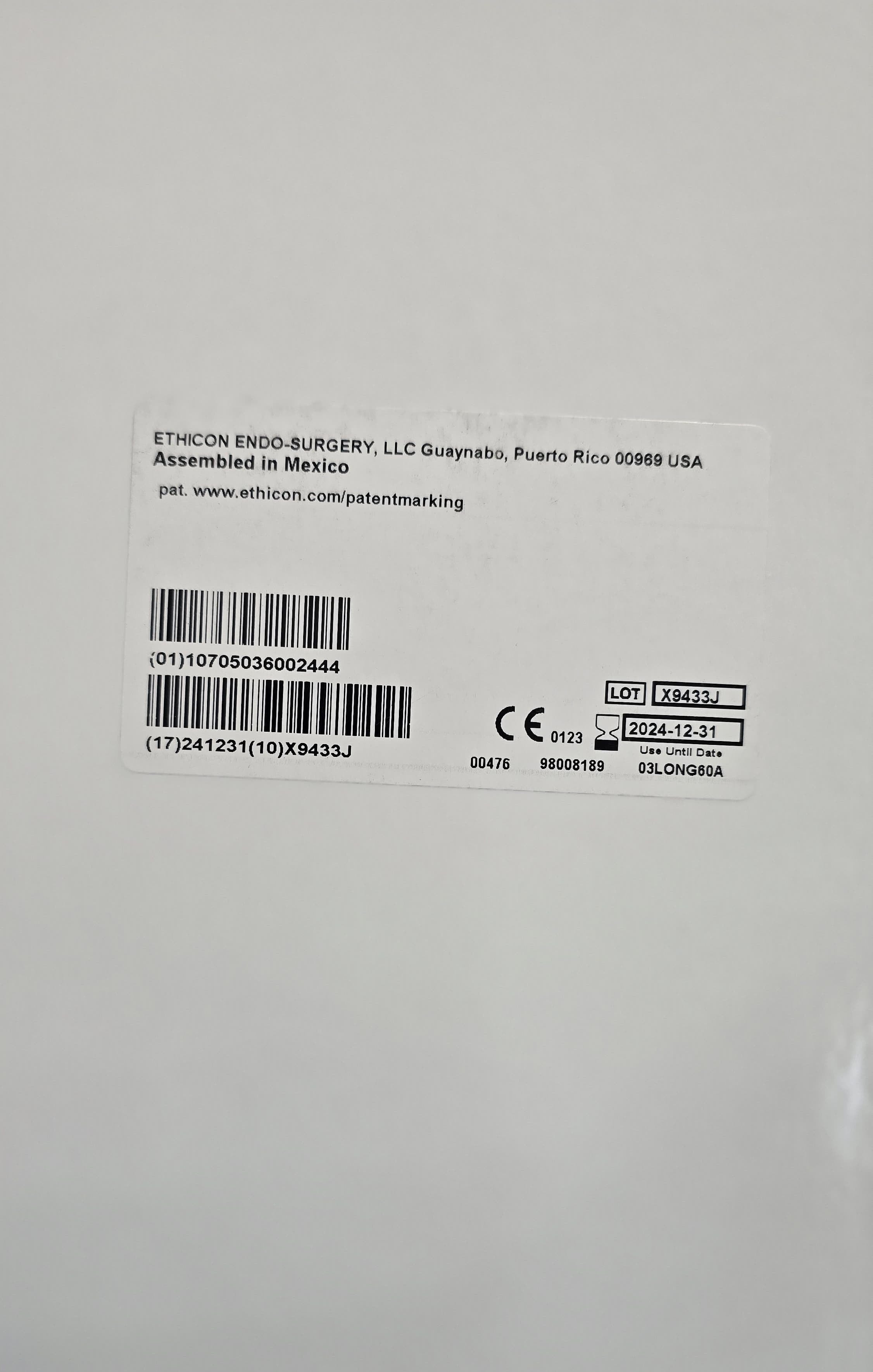 EchelonFlex 60 Long Articulating Endoscopic Liner Cutter REF: LONG60A