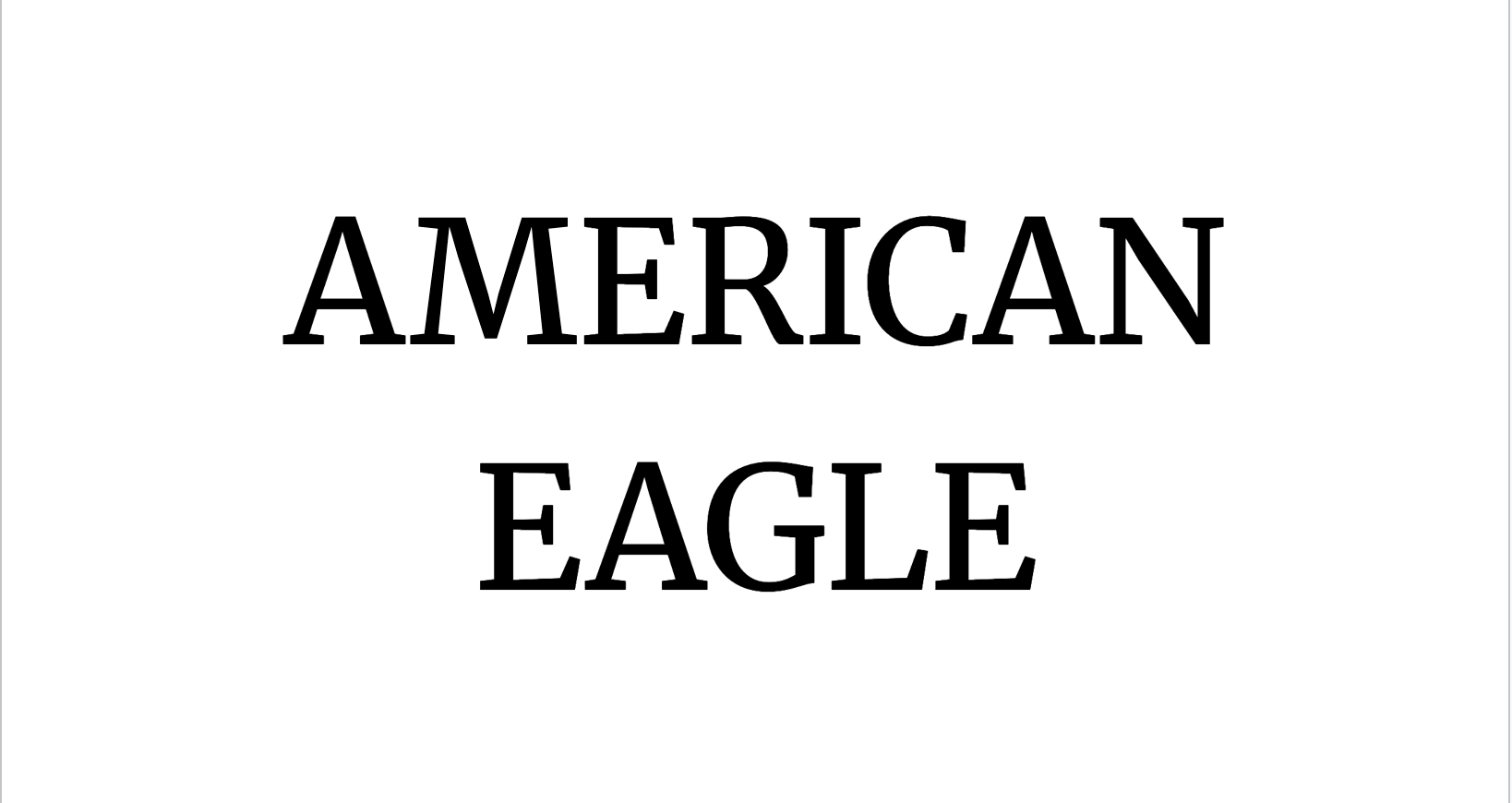 American Eagle