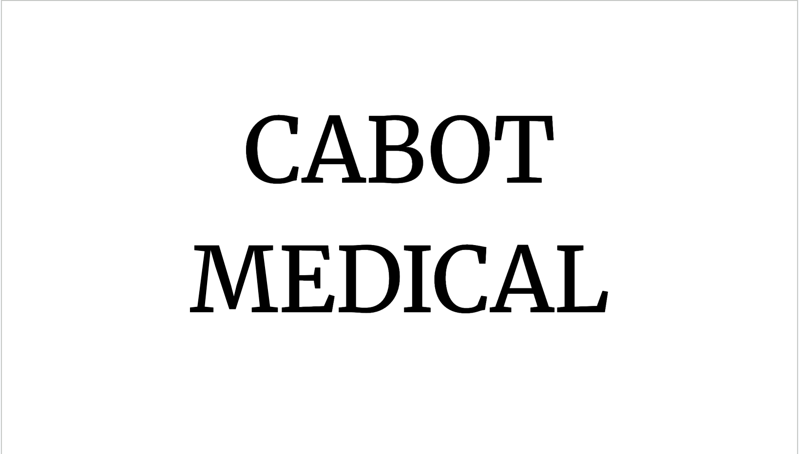 Cabot Medical