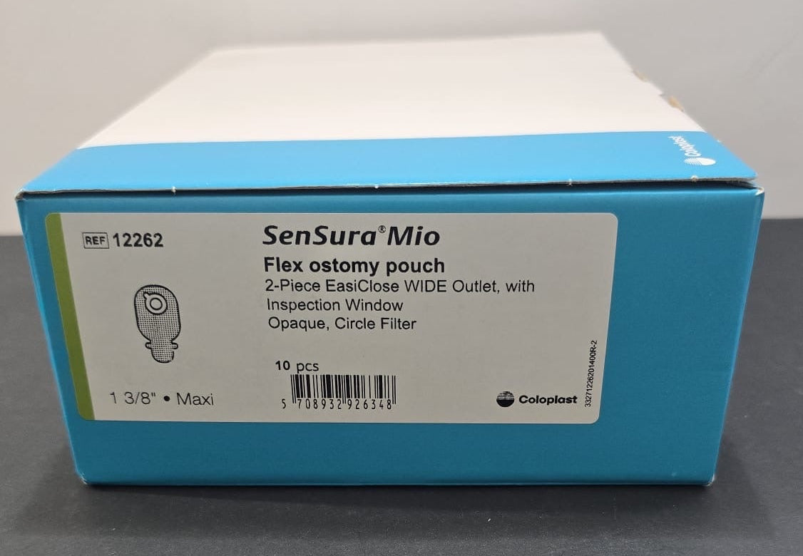 Coloplast SenSura Mio 2-piece Flex drainable ostomy pouch REF: 12262