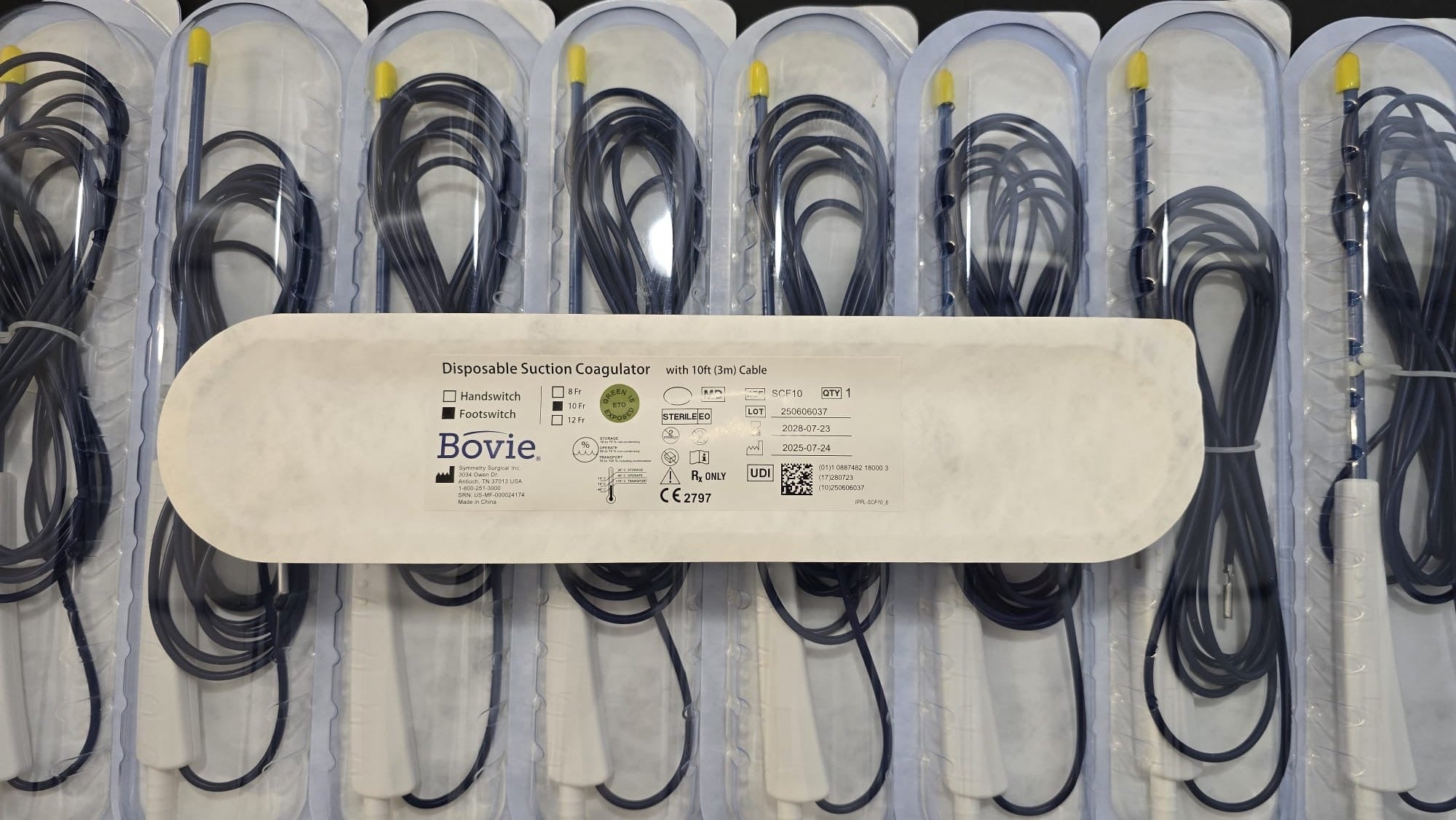 Symmetry Footswitch Disposable Suction Coagulator 10 Fr REF: SCF10 Dated: 2028
