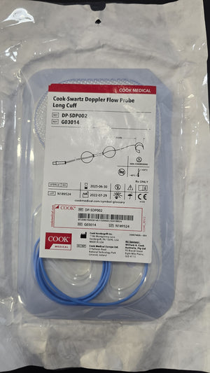 Cook Medical Cook-Swartz Doppler Flow Probe Long Cuff REF: G03014