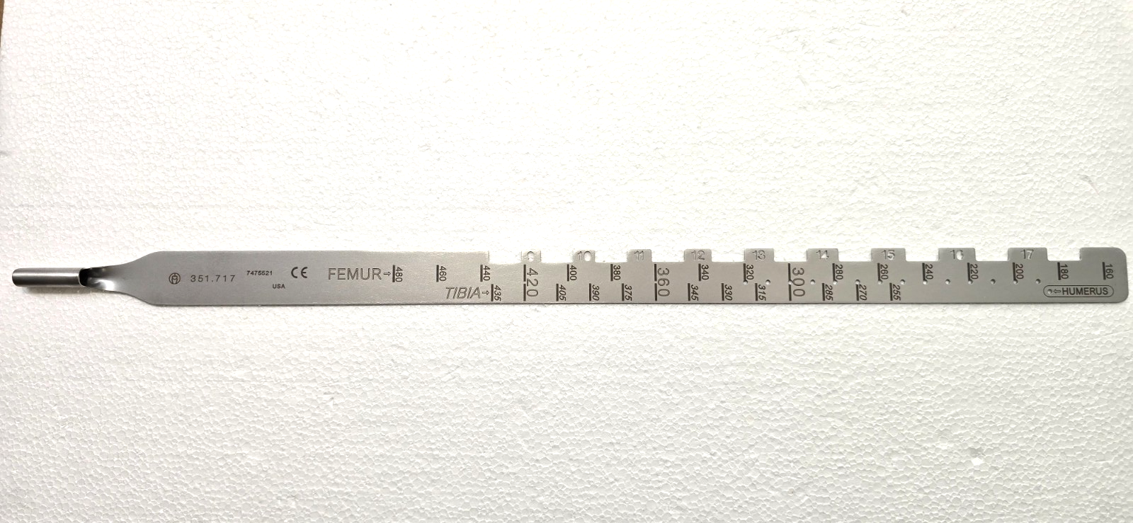 Zimmer Surgical Orthopedic Depth Gauge. (Made in USA)