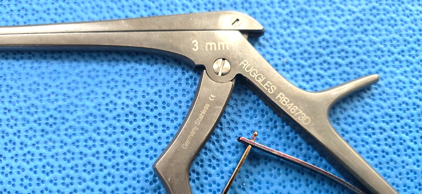 Ruggles Redmond RB4873D Stealth Kerrison Rongeurs 3mm Up 8" x40 Degree Angled