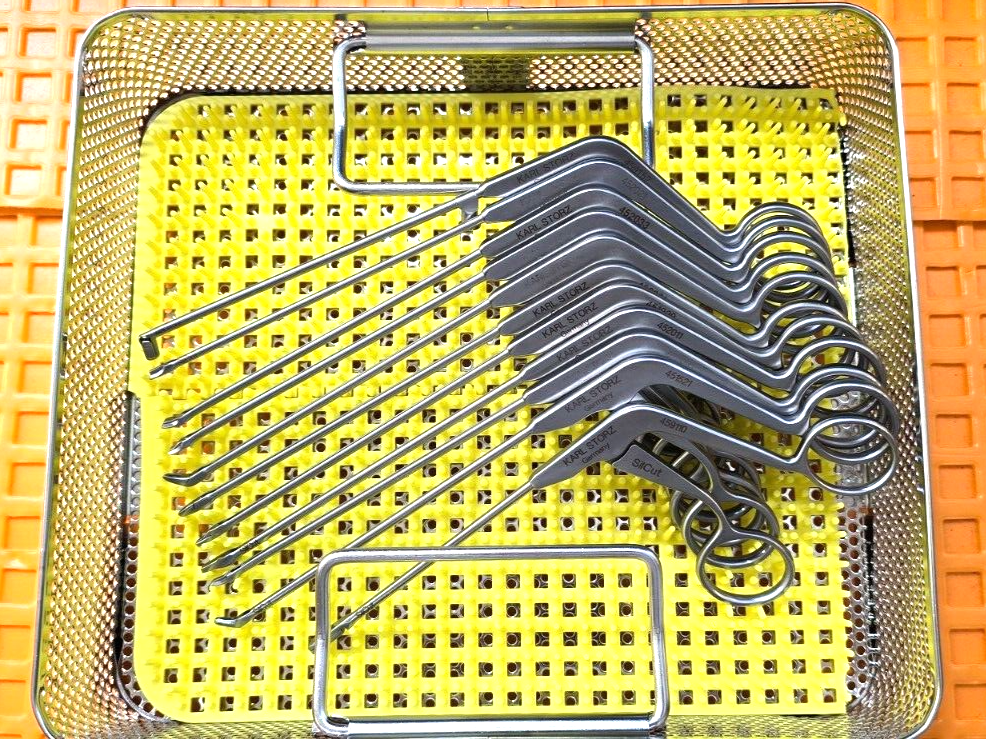 Karl Storz SilCut Punches Instruments GERMANY Set of 11 with Tray