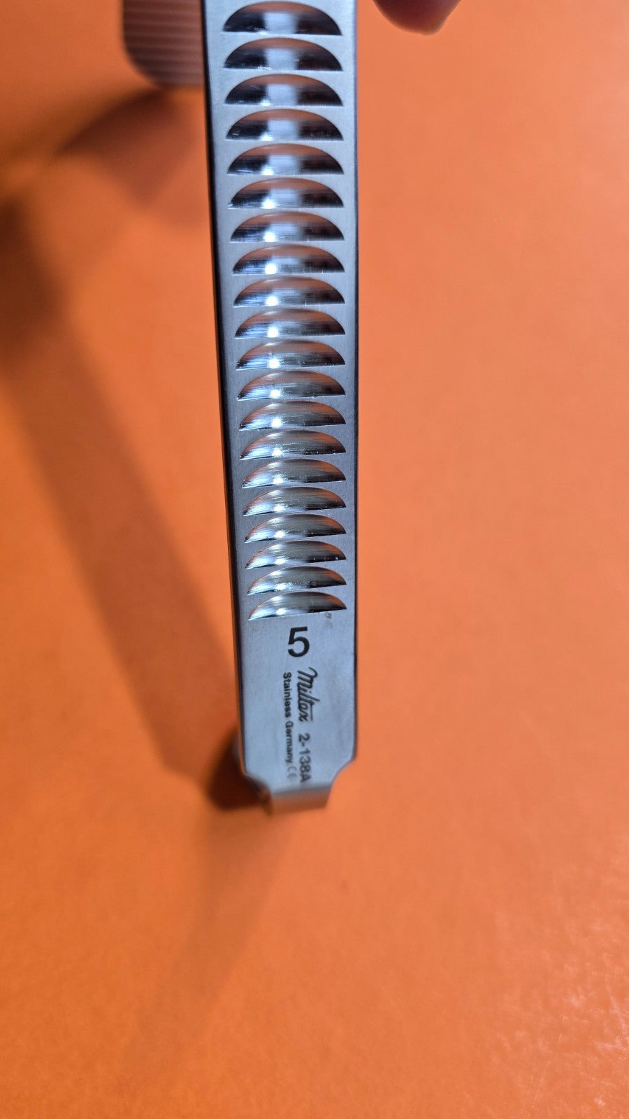 Miltex 2-138A Dental Davis Mouth Gag Blade Size 5,  1" x  4"  Germany