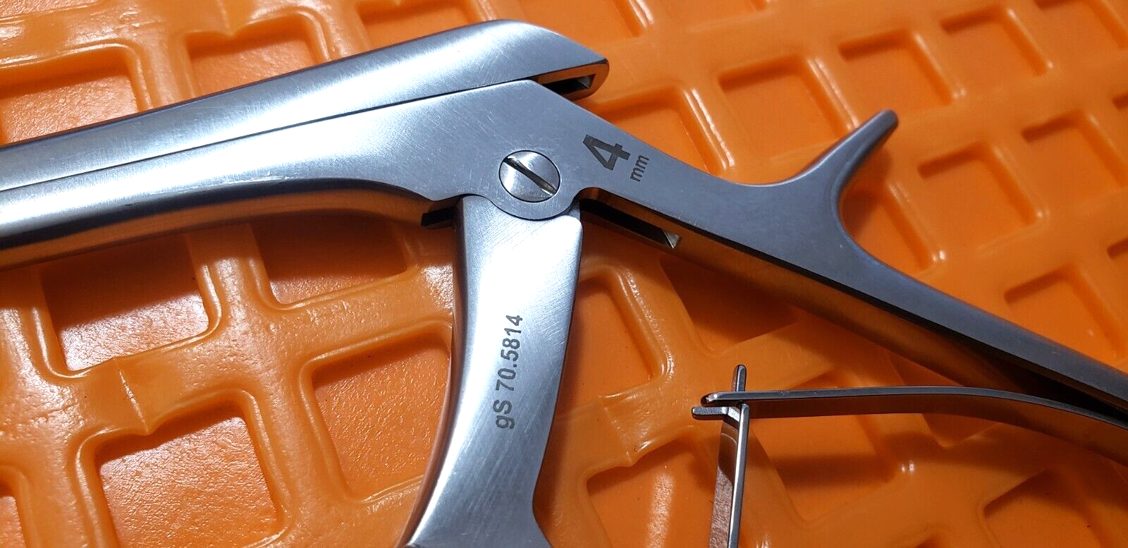 gSource 70-5814 Surgical Orthopedic Spurling Kerrison Rongeur 8" x4mm 40 Degree