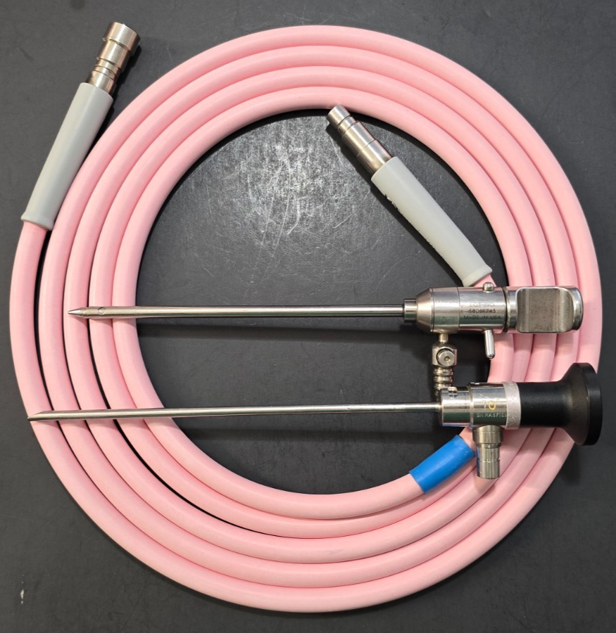 Dyonics Arthroscope 4mmx70° Degree With Sheath & Fiberoptic Cable