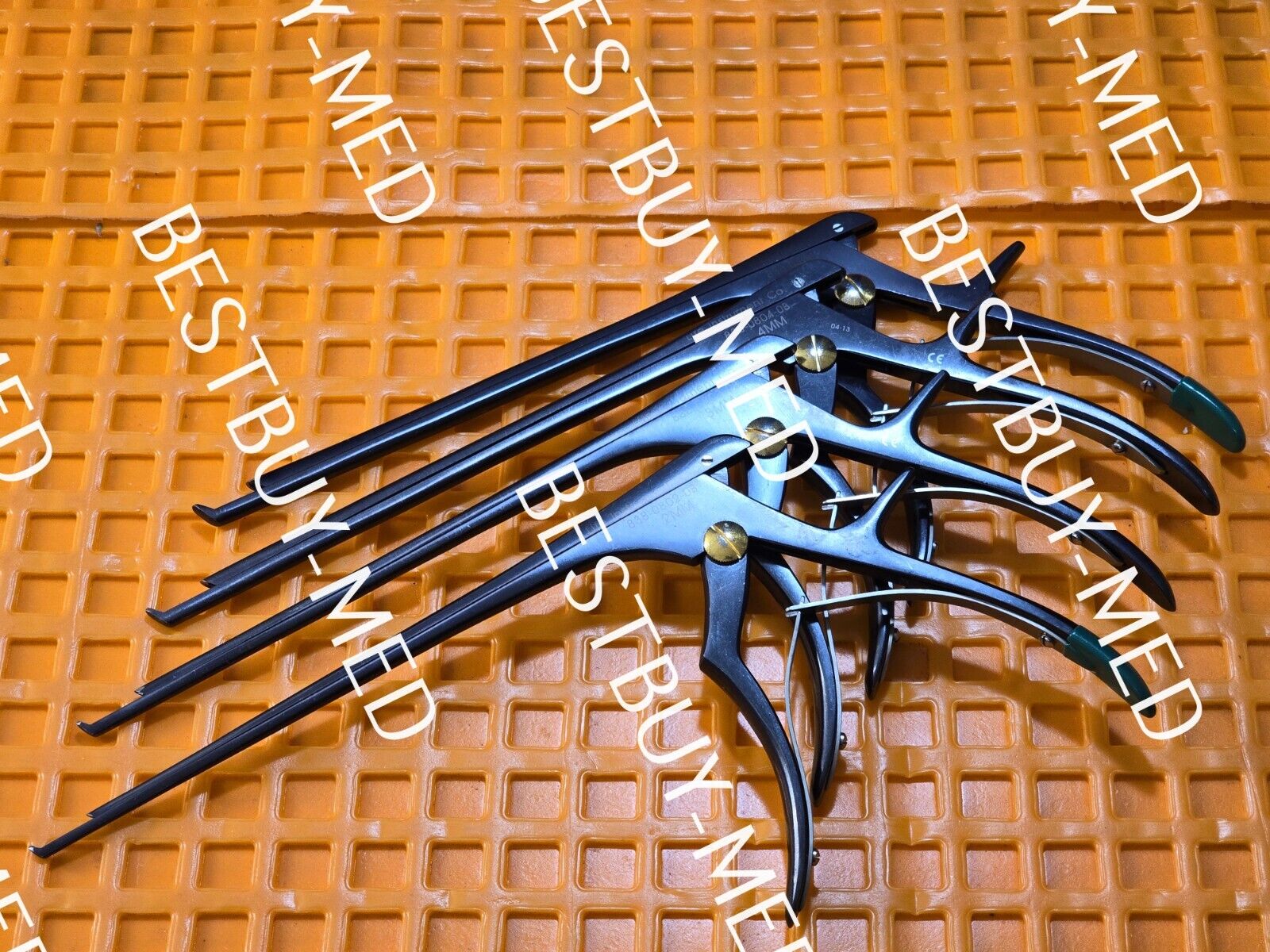 Life Instrument 838-0802-0B Ceramic Coated Kerrison Rongeurs 2,3,4,5mm Set